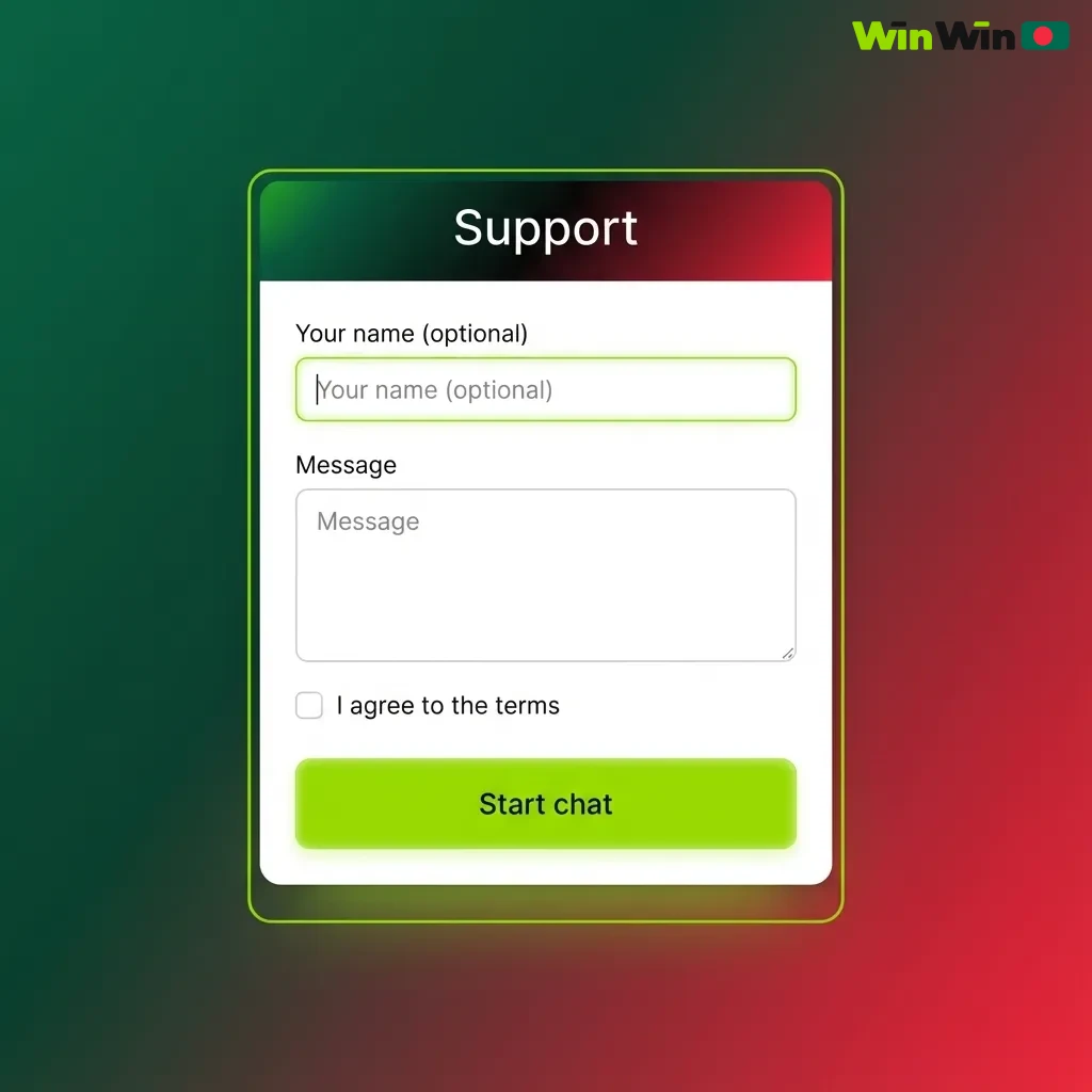 Illustration of 24/7 customer support for Bangladeshi users with live chat, email, tickets, and Telegram contact options