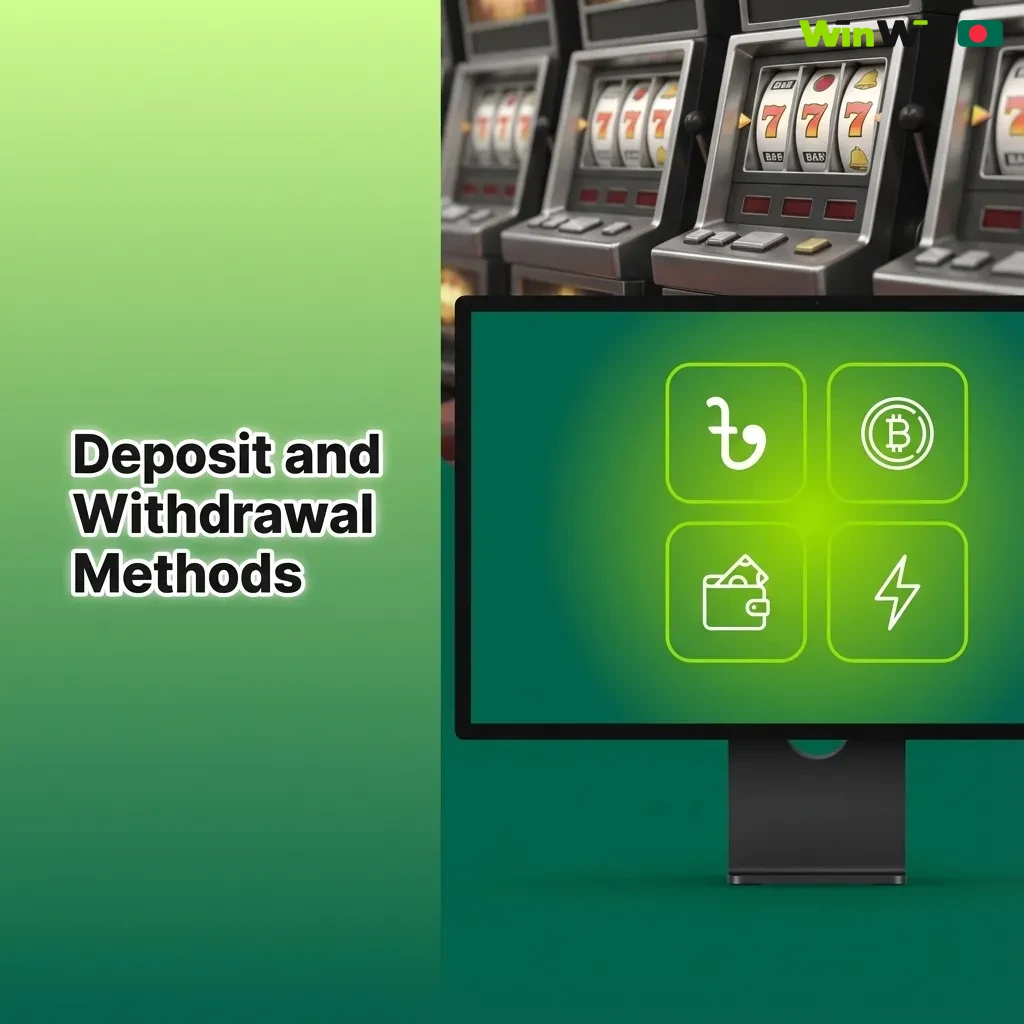 Icons of Mob Cash, bKash, Nagad, Rocket, Upay, TAP, Perfectmoney and crypto options for deposits and withdrawals