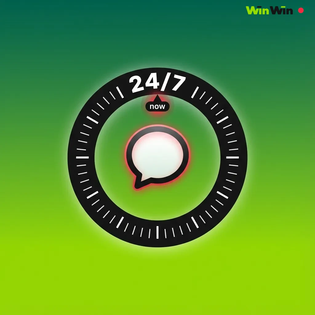 WinWin website live chat window with support agent texting a logged-in user about account and payment help