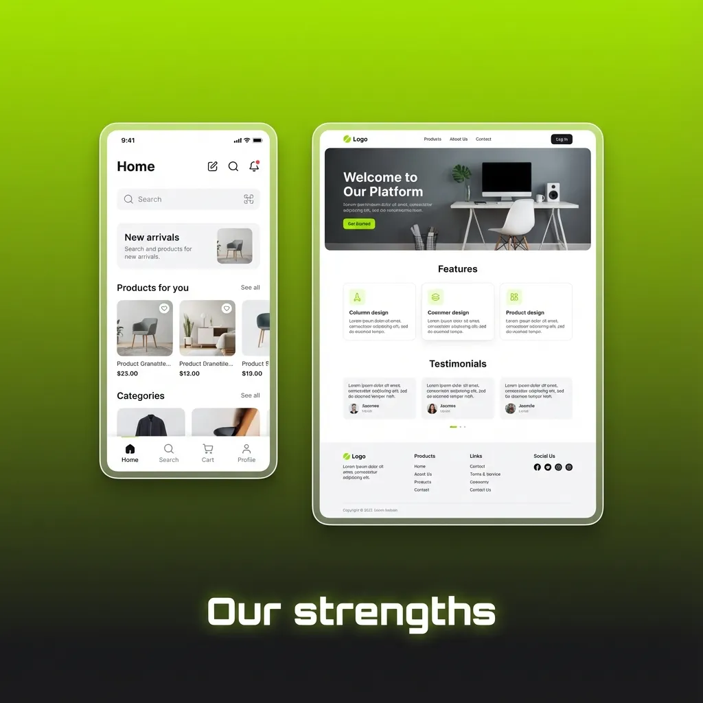 Graphic titled “Our strengths” highlighting local payments, sharp odds, WinWin modes, full casino, and Bangla support