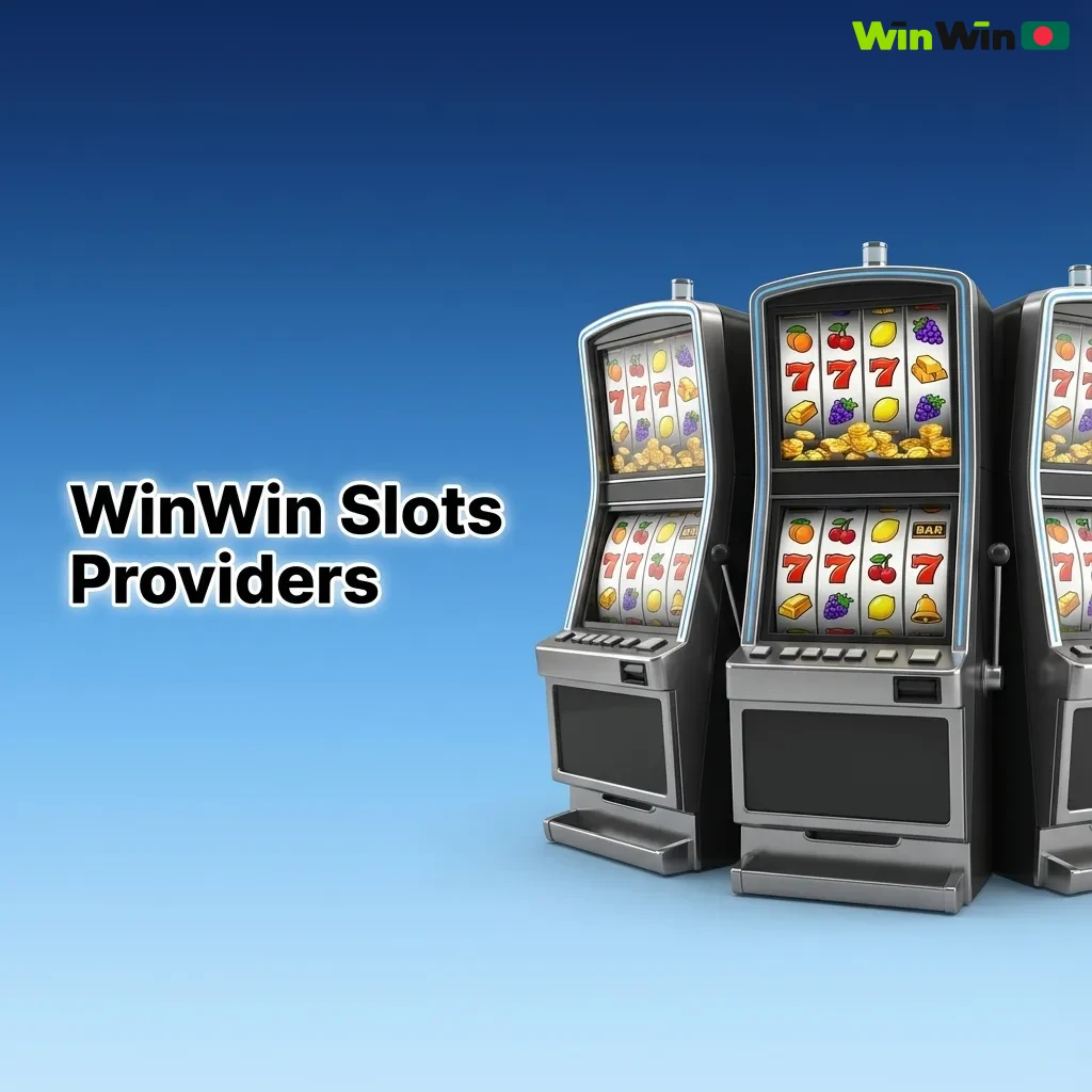 WinWin Slots Providers page showing logos and game counts for major global and regional online slot studios