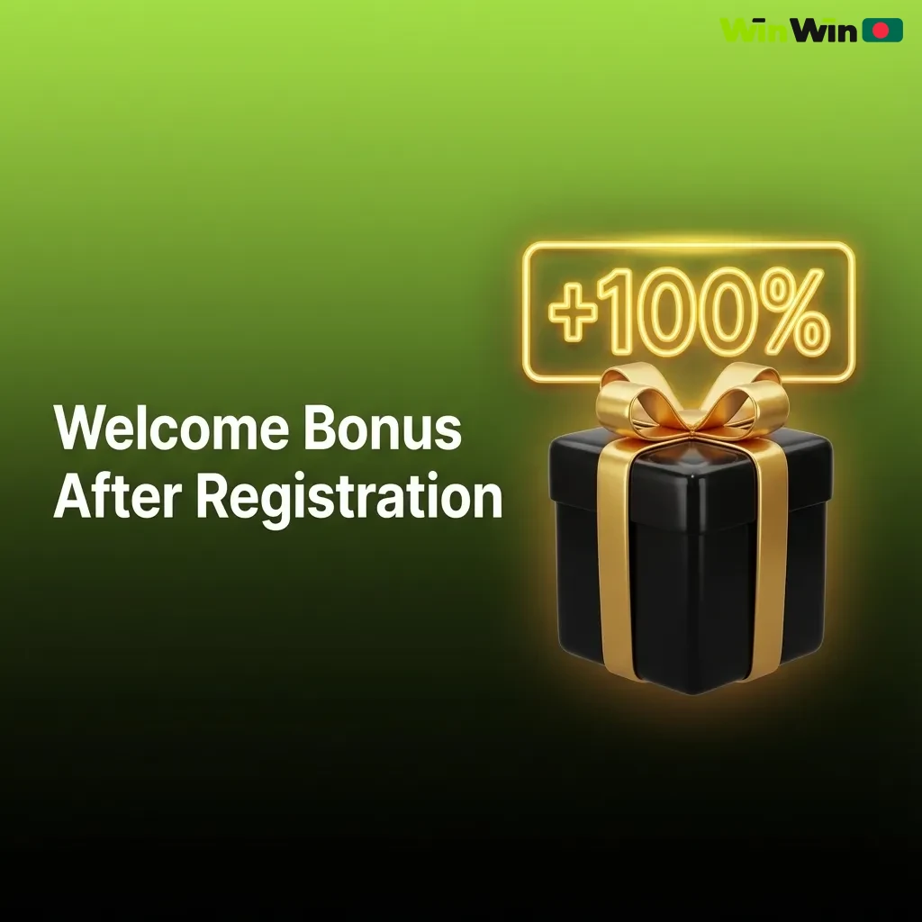 Colorful WinWin casino banner showing 200% welcome bonus and 150 free spins after first deposit registration.