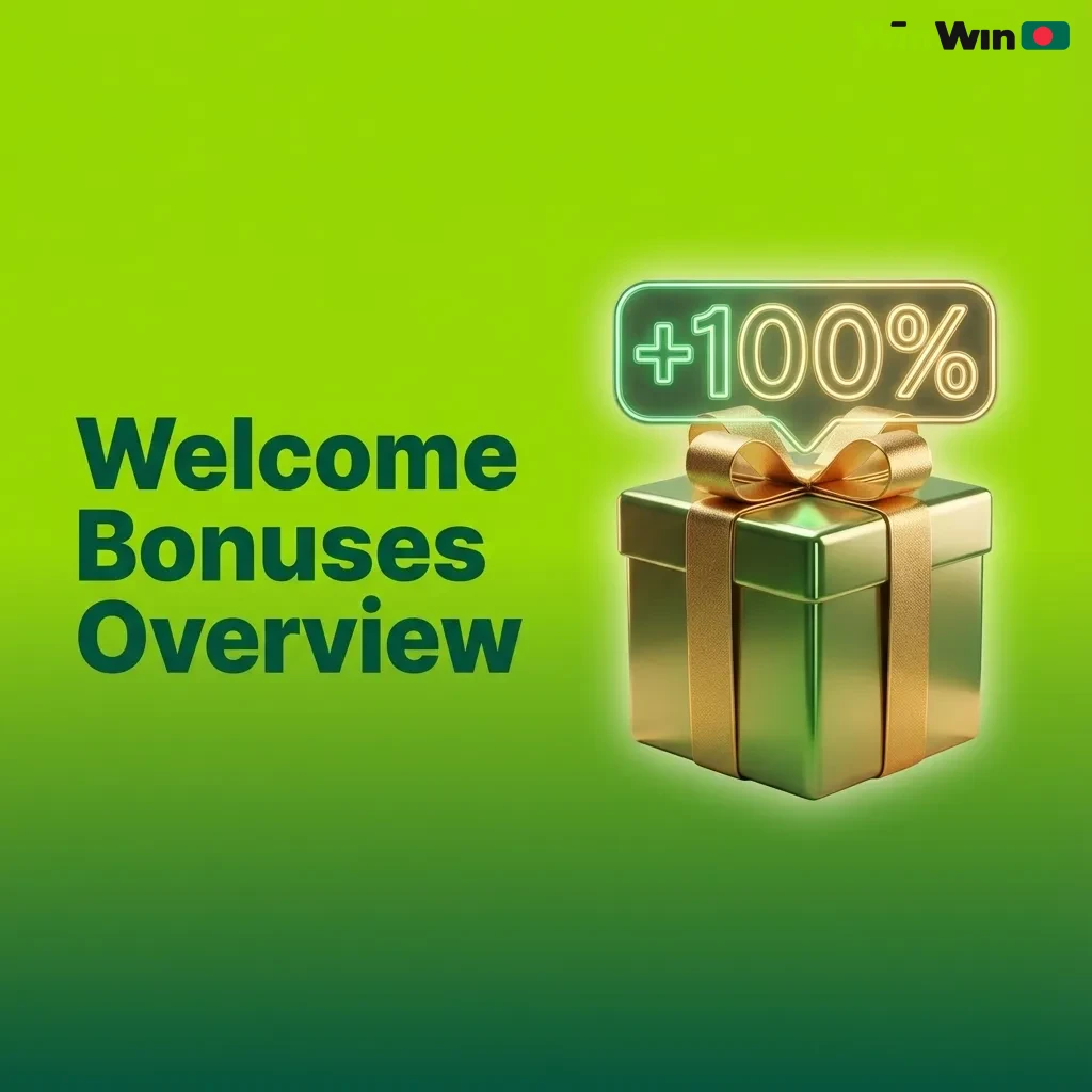 Table comparing casino and sports welcome bonuses, wagering requirements, and ৳800 minimum deposit for each.