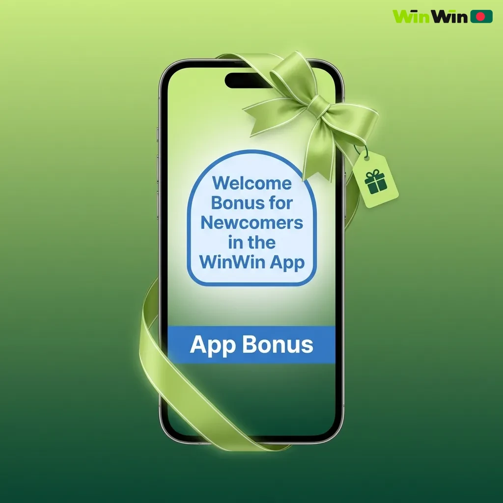 WinWin App welcome bonus options: 100% sports bonus up to ৳20,000 or 200% casino bonus up to ৳50,000 plus free spins