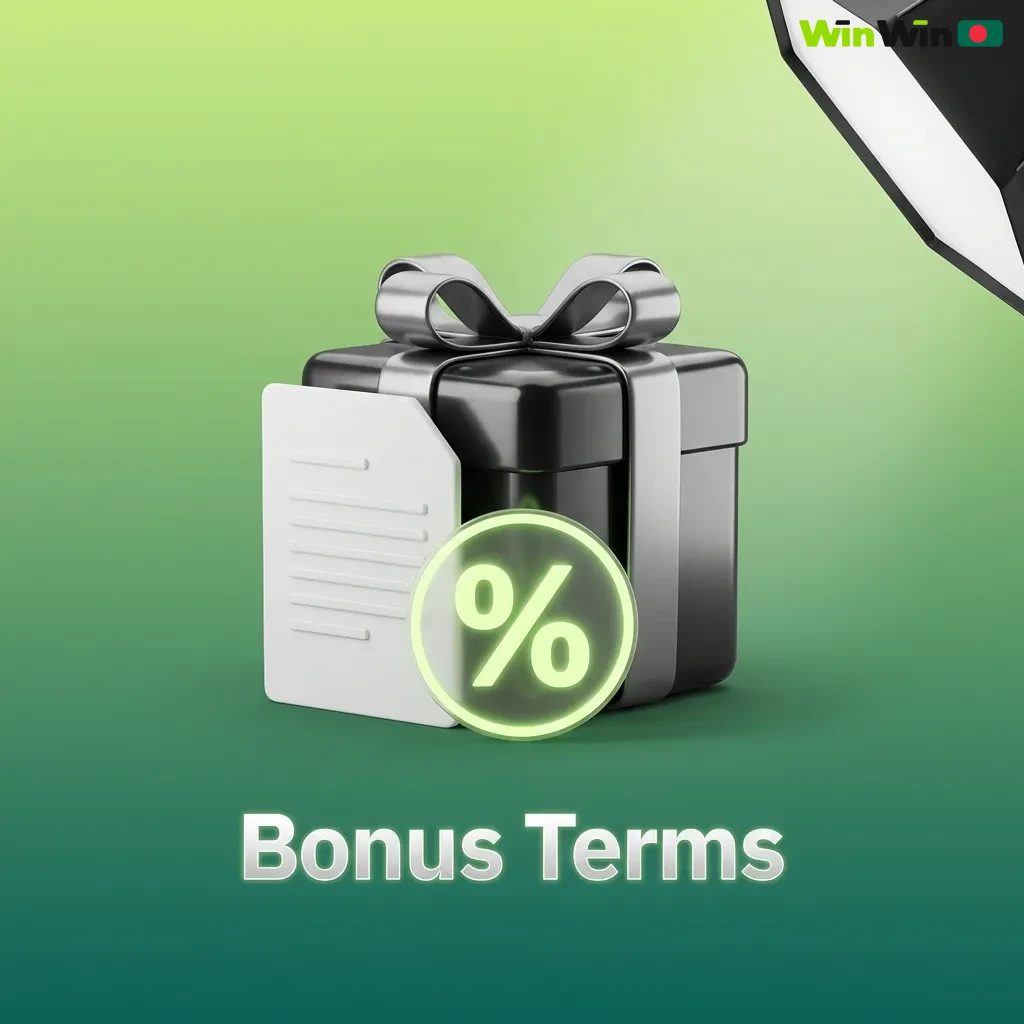 Bonus Terms page outlining eligibility, wagering requirements, game contributions, and withdrawal conditions for players.