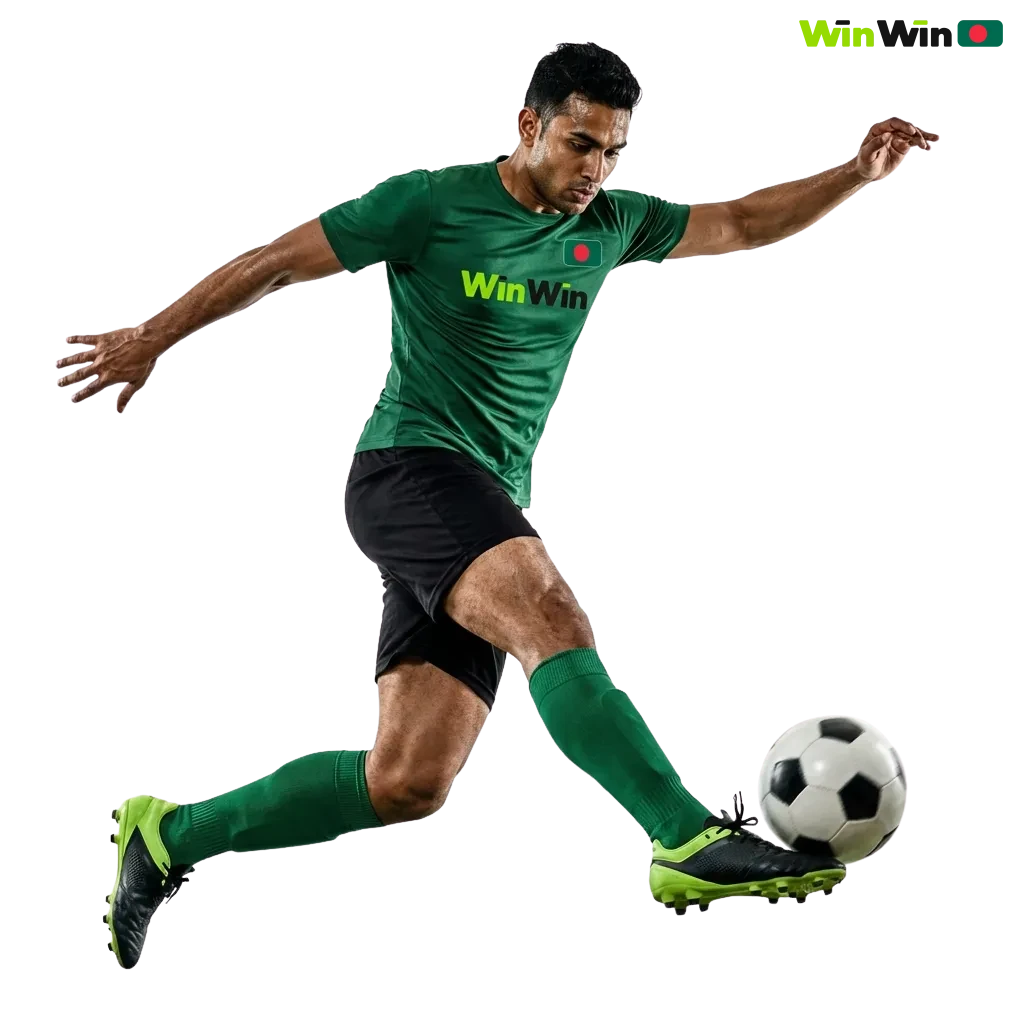 WinWin Football Betting platform in Bangladesh offering live odds, international matches, and 200% bonus for new users