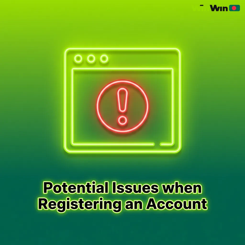 Troubleshooting guide showing common account registration problems and their solutions for new users