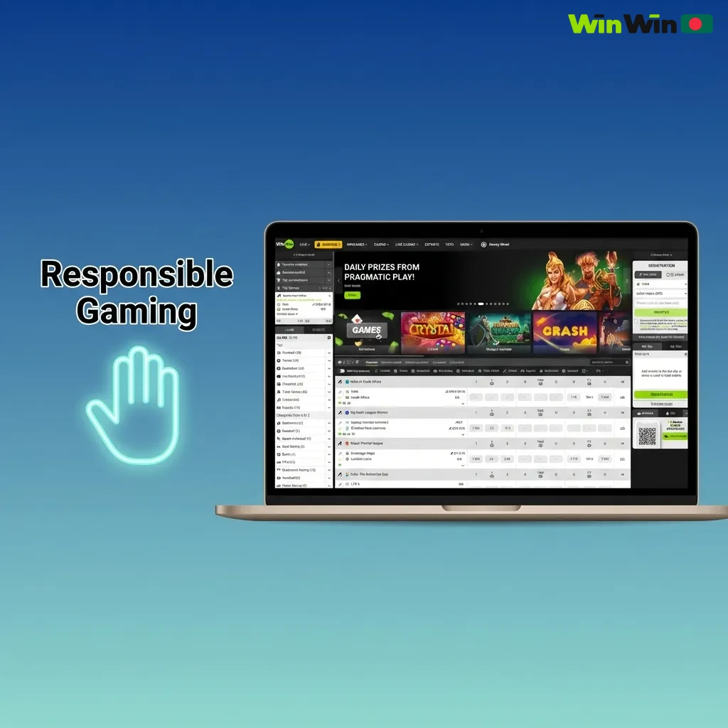 Responsible gaming tools interface showing deposit limits, session timers, and self-exclusion options for safer betting.